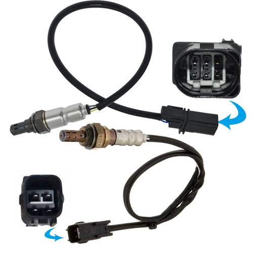 2x Up+Downstream Oxygen Sensor For 2013-2014 Hyundai Genesis Coupe 2.0L L4 Turbo 6B93BC-57