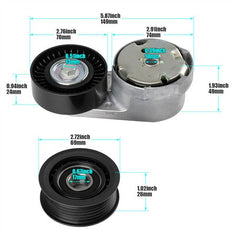 Belt Tensioner Assembly+Drive Belt Idler Pulley 39282 38082 For Chrysler Dodge 6B93BC-57