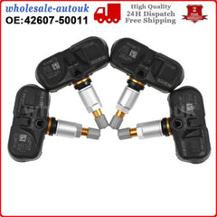 4pcs TPMS PMV-107K 42607-50010 42607-50011 Tyre Pressure Sensor TPMS for Lexus 6B93BC-57